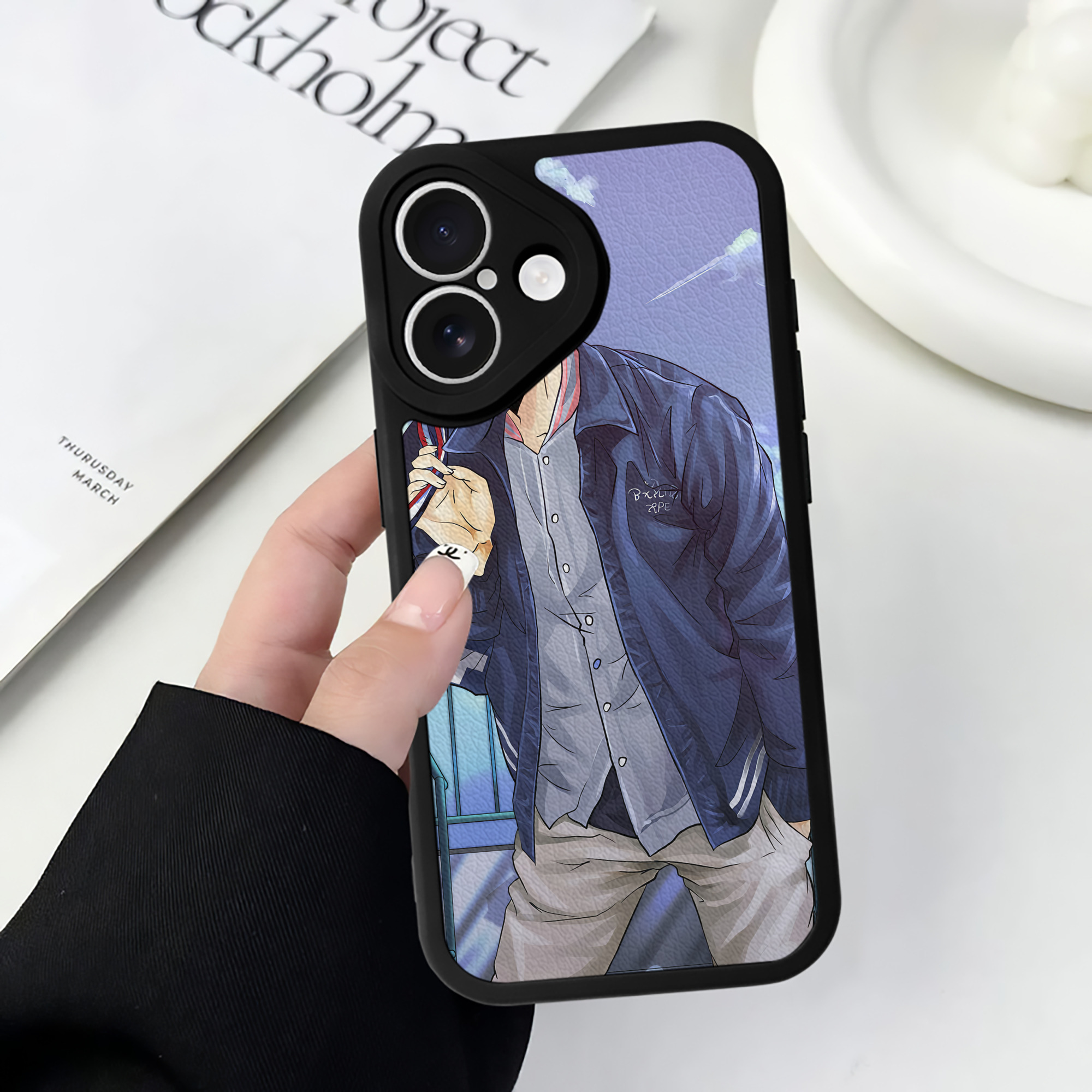 （画像用） SLAM DUNK／スラムダンク 【iPhone 16シリーズ対応】シリコンスマホケース（レザー調） 材質：シリコン